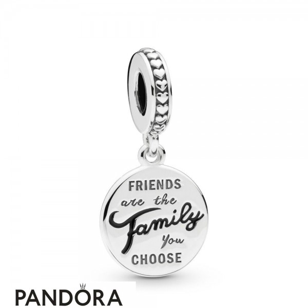 Women's Pandora Friends Are Family Hanging Charm