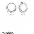 Women's Pandora Glacial Beauty Earrings In Silver