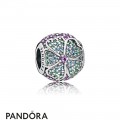 Women's Pandora Jewelry Glorious Bloom Multi Colored Cz