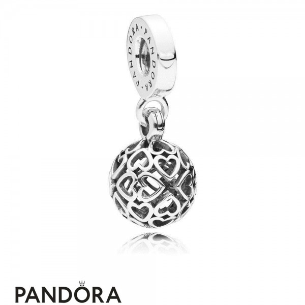Women's Pandora Harmonious Hearts Hanging Charm
