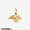 Women's Pandora Harry Potter Golden Snitch Pendant