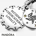Women's Pandora Harry Potter Hufflepuff Dangle Charm