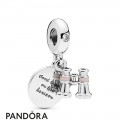 Women's Pandora Heart Binoculars Charm Dangle