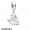 Women's Pandora Heart Paper Plane Hanging Charm