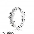 Women's Pandora Heart Swirls Ring