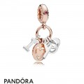 Women's Pandora I Love You Pendant Charm Pandora Rose Red Cz