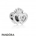 Women's Pandora Interlocked Crown Hearts Charm