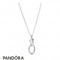 Women's Pandora Knotted Heart Necklace