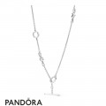 Women's Pandora Knotted Hearts Necklace