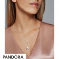 Women's Pandora Layered Heart Necklace