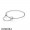 Women's Pandora Limited Edition Moments Silver Bangle True Uniqueness Clasp