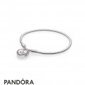 Women's Pandora Lock Your Promise Bracelet Fancy Fuchsia Pink