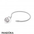 Women's Pandora Lock Your Promise Bracelet Fancy Fuchsia Pink