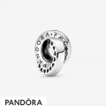 Women's Pandora Logo And Heart Bands Spacer Charm