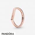 Women's Pandora Logo Bar Stacking Cz Ring