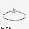 Pandora Moments Sparkling Crown O Snake Chain Bracelet