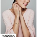Pandora Moments Sparkling Crown O Snake Chain Shine Bracelet