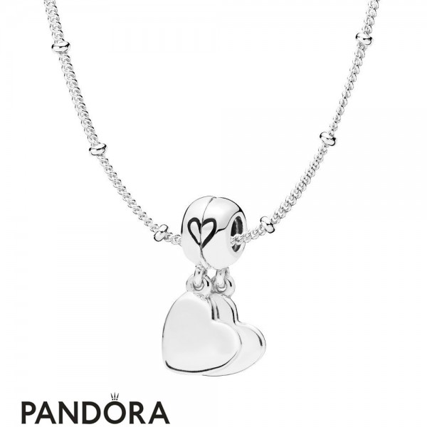 Women's Pandora Mother And Son Necklace