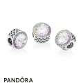 Women's Pandora Multi Color Radiant Hearts Charm Multi Colored Cz