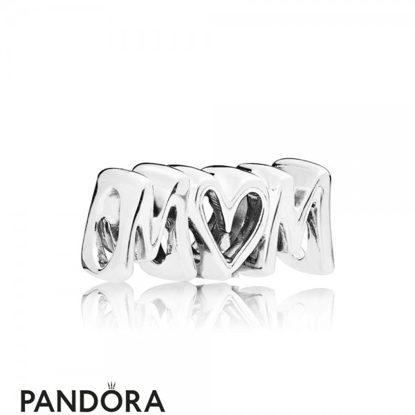 Women's Pandora Mum Script Charm