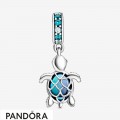 Women's Pandora Murano Glass Sea Turtle Dangle Charm