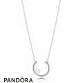 Women's Pandora Necklace Contemporary Pearls In Silver