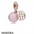 Women's Pandora Pattern Of Love Dangle Charm Pandora Rose Pink Enamel