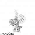 Women's Pandora Pave Dinosaur Hanging Charm