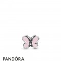 Women's Pandora Pink Butterfly Petite Charm