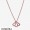 Women's Pandora Pink Fan Collier Necklace