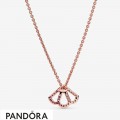 Women's Pandora Pink Fan Collier Necklace