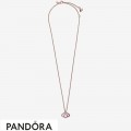 Women's Pandora Pink Fan Collier Necklace