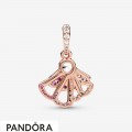 Women's Pandora Pink Fan Dangle Charm