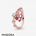 Women's Pandora Pink Fan Ring
