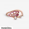 Women's Pandora Pink Fan Ring