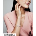 Women's Pandora Pink Flower Murano Glass Charm