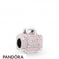 Women's Pandora Pink Travel Bag Charm