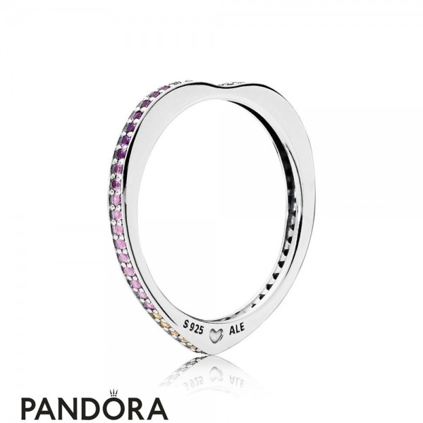 Women's Pandora Rainbow Arcs Of Love Ring