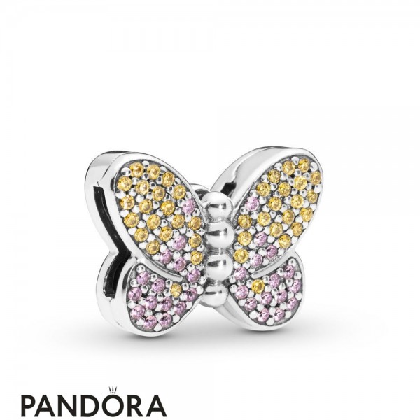 Pandora Reflexions Bedazzling Butterfly Clip Charm