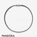 Pandora Reflexions Oxidised Mesh Bracelet