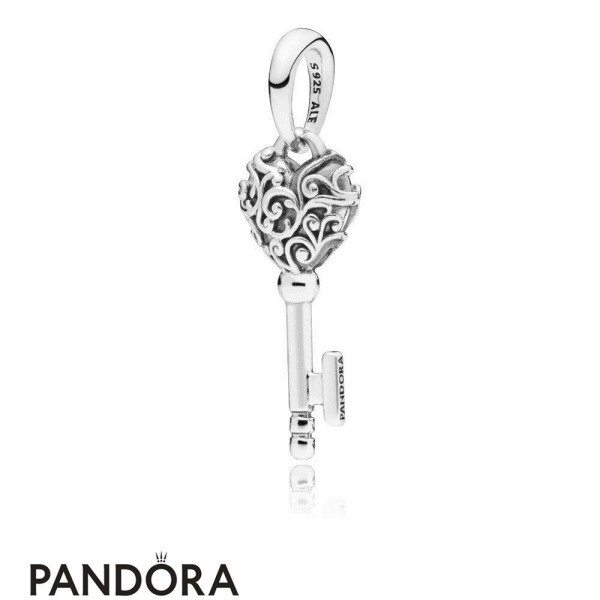Women's Pandora Regal Key Necklace Pendant