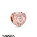 Pandora Rose Hearts On Hearts Charm