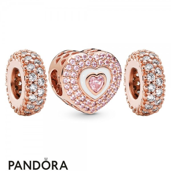 Pandora Rose Hearts On Hearts Charm Pack