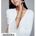 Pandora Rose Iridescent White Murano Glass Charm