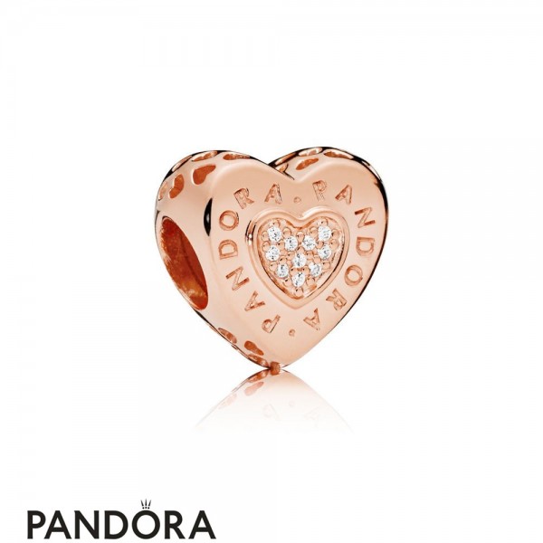 Pandora Rose Logo Heart Charm