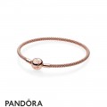 Pandora Rose Moments Mesh Bracelet