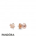 Pandora Rose Pandora Rose Four Leaf Clover And Ladybird Earring Studs