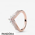 Pandora Rose Princess Wishbone Ring