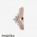 Pandora Rose Princess Wishbone Ring