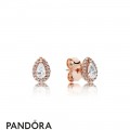 Pandora Rose Radiant Teardrop Earring Studs